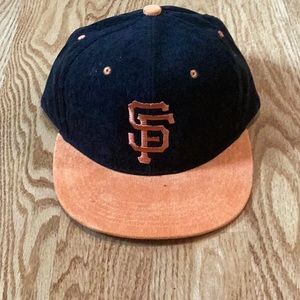 SF Giants corduroy hat